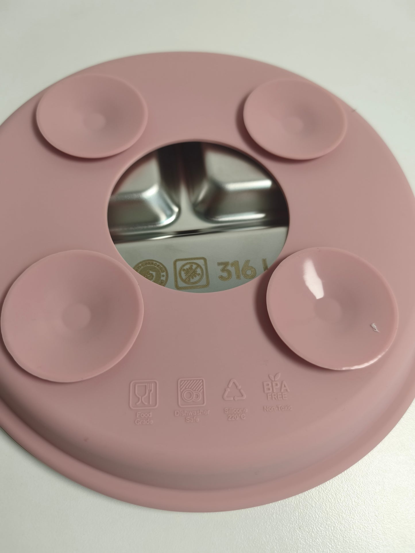 Plato de Acero Quirúrgico 316L para Bebés (Máxima Higiene) - Equipalo Baby