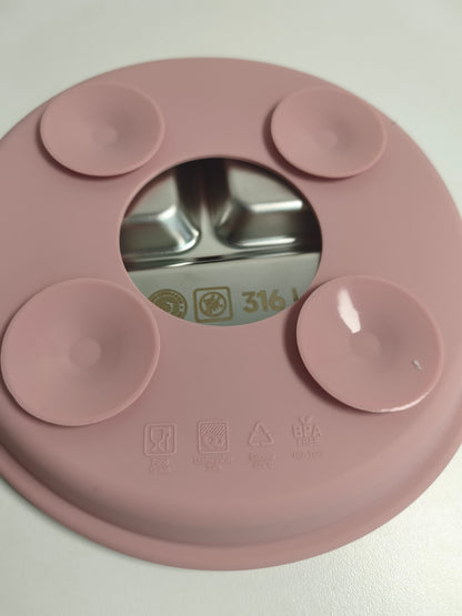 Plato de Acero Quirúrgico 316L para Bebés (Máxima Higiene) - Equipalo Baby